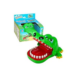 Jogo Crocodilo Dentista Polibrinq Verde