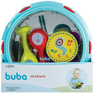 Kit Bateria Buba Baby 5 Peças 12+
