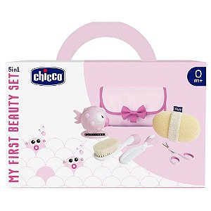 Conjunto De Higiene Chicco Rosa 5 em 1