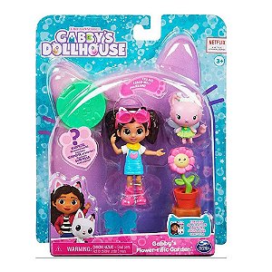 Boneca Gabbys DollHouse Sunny Gabys Jardim Florido Acessório Surpresa