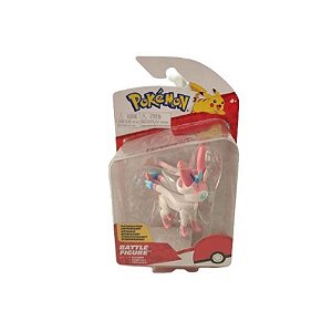 Boneco de Ação Pokémon Sunny Sylveon 8cm Figuras de Batalha