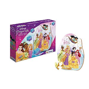 Quebra-Cabeça Princesas Disney Xalingo 30 Peças