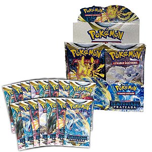 Box Booster Pokémon Copag Tempestade Prateada 36 Pacotes