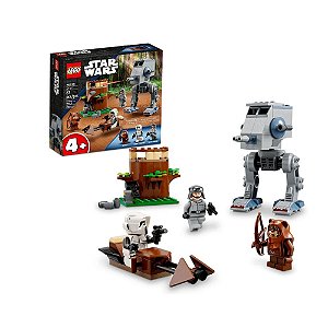 Lego Star Wars Posto de Vigia do Ewok Wicket  87 Peças  75332