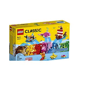 Lego Classic Diversão Criativa No Oceano Kit De Construção 333 Pçs 11018