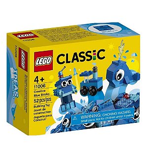 Lego Classic Peças Azuis Criativas 52 Peças 11006