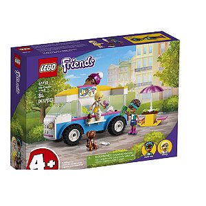 Lego Friends Caminhão De Sorvete 84 Peças 41715