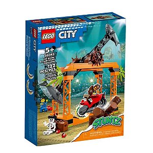 Lego City Pista Acrobática O Desafio Ataque Dos Tubarões 122 Peças 60342