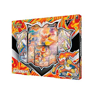 Box Coleção Infernape V Copag Cartas Pokémon