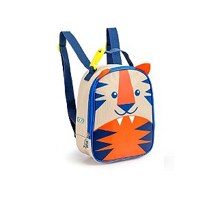 Lancheira Térmica Infantil  Seanite Zoop Tigre 24cm