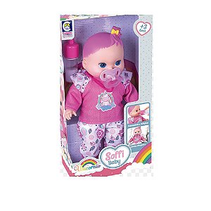 Boneca - Bebe Soninho Reborn Rosa - 2652 COTIPLAS