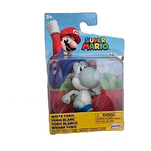 Mini Figura Super Mario Candide Yoshi Branco