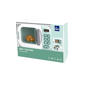 Mini Cozinha Micro-ondas  Fênix Verde Com Luz e Som