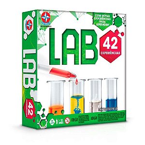 Jogo Lab Estrela Kit com 42 Experiências Químicas