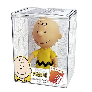 Boneco Charlie Brown Fandobox Lider 9cm Colecionável