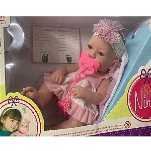 Boneca Baby Ninos Hora Do Lanche Reborn Cotiplas - Papellotti