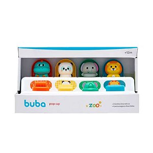 Brinquedo Interativo Pop-Up Buba Zoo