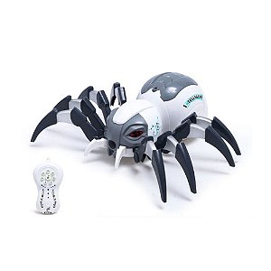 Aranha Robô Controle Remoto Com Luz e Som Toyng Spider Tronic