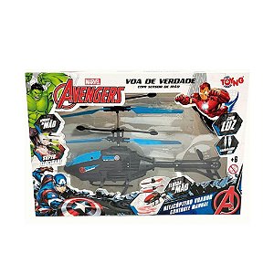 Helicóptero Voador Toyng Com Sensor de Mão Avengers Capitão America