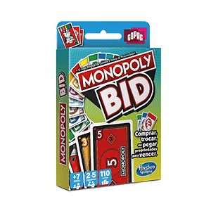 Jogo Monopoly Bid Hasbro 7+