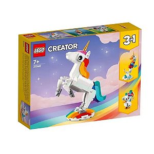 Lego Creator Unicórnio Mágico 145 Peças 31140