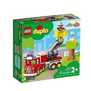 Lego Duplo Cidade Caminhão Dos Bombeiros 21 Peças 10962