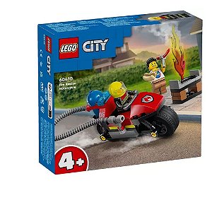 Lego City Motocicleta Dos Bombeiros 57 Peças 60410