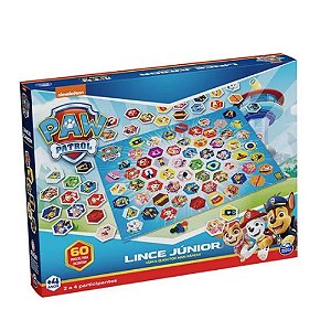 Jogo De Tabuleiro Lince Junior Patrulha Canina Grow
