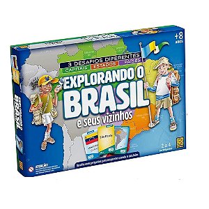 Jogo De Tabuleiro Explorando o Brasil Grow