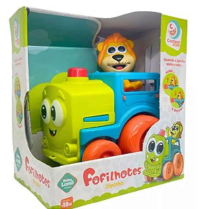 Brinquedo Baby Land Fofilhotes Trenzinho Amarelo