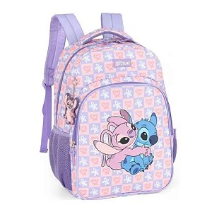 Mochila De Costas Luxcel Stitch Lilás