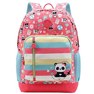 Mochila De Costas 16 College Panda Xeryus 12261 Rosa
