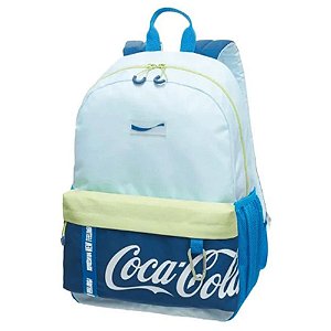 Mochila De Costas Coca Cola Azul e Verde Pacific