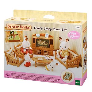 Sylvanian Families Conjunto Sala de Estar Confortável Epoch 5339