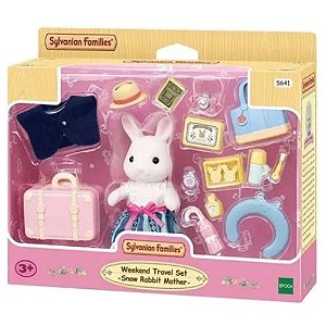 Sylvanian Families Conjunto Viagem Final de Semana Mamãe Coelho Neve Epoch 5641