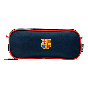 Estojo Escolar Duplo Barcelona Azul Xeryus 14066