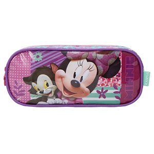 Estojo Duplo Escolar Minnie e Fígaro Xeryus 13225