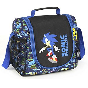 Lancheira Térmica Sonic The Hedgehog Azul Luxcel