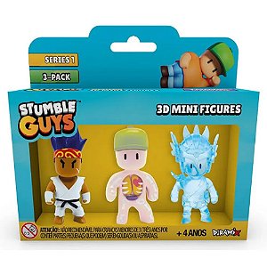 Stumble Guys 3D Mini Figures Estrela Sensei Frft Inside Out e Fzn Valkyrie
