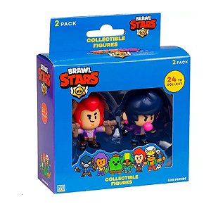 Brawl Stars 2 Bonecos De Ação Colecionáveis Colt e Bibi