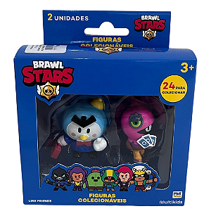 Brawl Stars 2 Bonecos De Ação Colecionáveis Mister P Tara