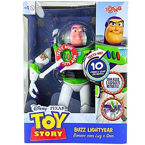 Boneco Buzz Lightyear Com Som Toy Story Toyng