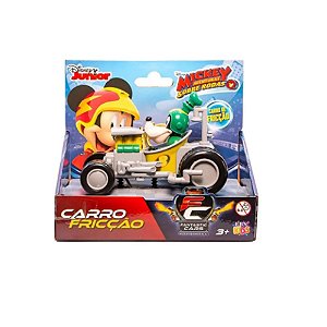 Carro Fricção Mickey Aventuras sobre rodas Pateta Cinza EBN KIDS