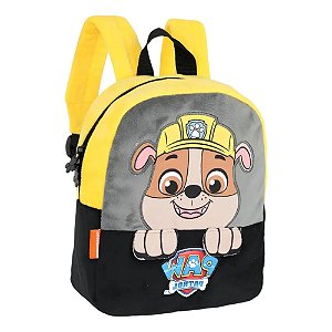 Mochila De Costas Veludo Rubble Patrulha Canina Luxcel