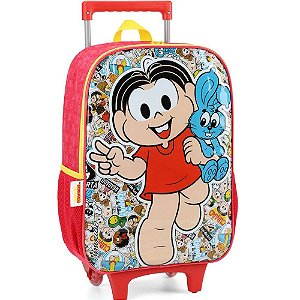Mochila de Rodinhas Turma da Mônica Luxcel