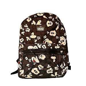 Mochila Mickey Mouse Disney UPFORYOU Sintética Preta