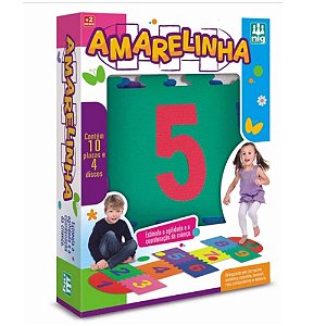 Amarelinha 10 Placas E 4 Discos Em EVA Nig