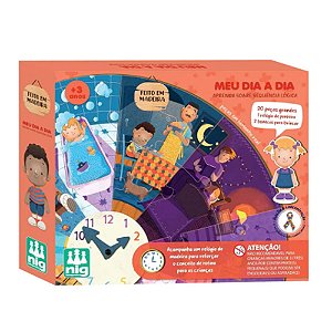 Meu Dia A DIa Feito De Madeira Nig