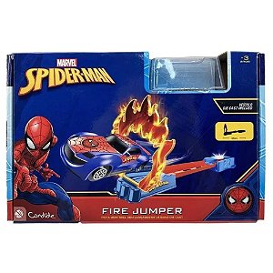 Pista De Carrinho Salto Em Chamas Homem Aranha Candide