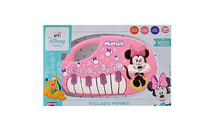 Teclado Minnie Com Notas Musicais E Sons De Animais Yestoys